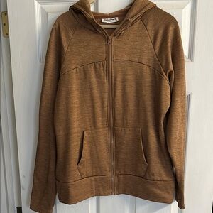 BearPaw Brown Zip-Up Hoodie size XL